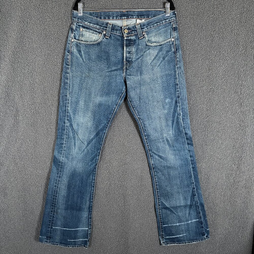 Levi's Skinner USA Made Low Rise Boot Cut Jeans - Men's Size 34*32 - Blue